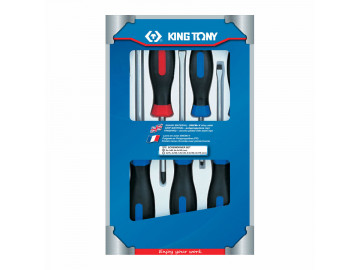 Набор отверток в коробке, 7 предметов KING TONY 30117MR