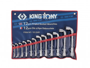 Набор торцевых L-образных ключей, 8-24 мм, 12 предметов KING TONY 1812MR