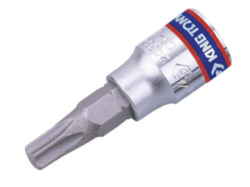 Насадка (бита) торцевая 1/4, TORX, T27, L = 37 мм, с отверстием KING TONY 203727