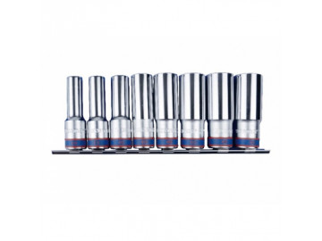 Набор глубоких торцевых головок 1/2, двенадцатигранные, 12-24 мм, 8 предметов KING TONY 4208MR11