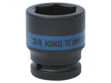 Головка торцевая ударная шестигранная 3/4, 34 мм KING TONY 653534M
