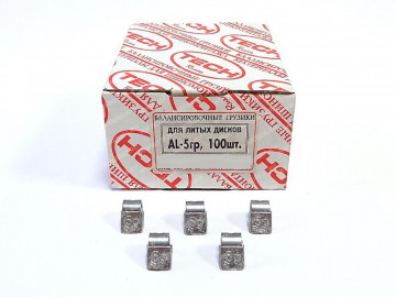 Упаковка грузиков по 5 гр.Tech AL005