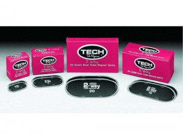 Макси овальная заплата TECH 2-WAY для автомобильных камер 160х100 мм 20ВК