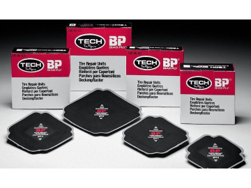 Заплатка BPT-4 c диагональным кордом  225 х 225 мм Tech 624BK