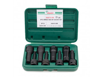 846016-8M комплект ударных шестигранников 1/2 Hans