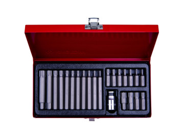 KING TONY Набор вставок (бит) 10 мм, TORX PLUS, IP10-IP60, 23 предмета 1023EQ