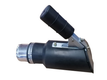 Насадка газоприемная круглая с наклонной крышкой 102 мм KraftWell KRW-EN-102X