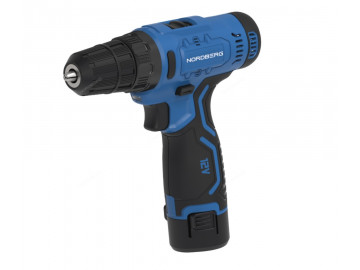 Шуруповерт аккумуляторный макс диаметр сверла 10мм, 12В, 30Нм с акк. и зар. уст-вом NORDBERG NE103K