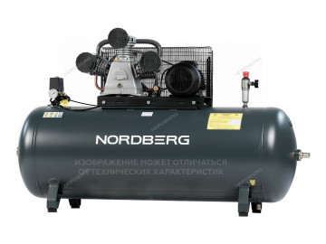 Компрессор поршневой (500 л.) NORDBERG NCP500/1000-16