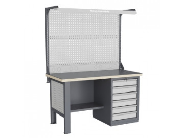 Верстак слесарный FBK 1551.16.3-2FR