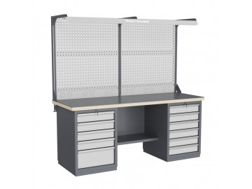 Верстак слесарный FBK 205.56.4-2FR