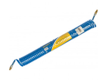 Шланг витой, полиуретановый, армированный, 8х12 мм, дл. 12 м, с внешней резьбой 1/4