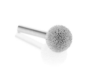 Абразивный крупнозернистый шарик с валом (диаметр рабочей части 28,5 мм, зерно SSG 330) RH605 TECH