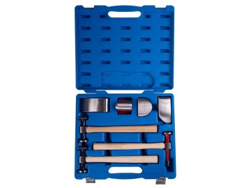 Набор рихтовочных молотков и поддержек, 7 предметов king tony 9cf-307