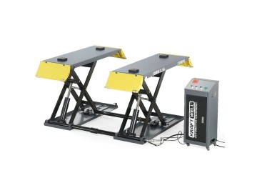 Подъёмник ножничный г/п 3,5 т. шиномонтажный мобильный KraftWell арт. FORBI 3.5G